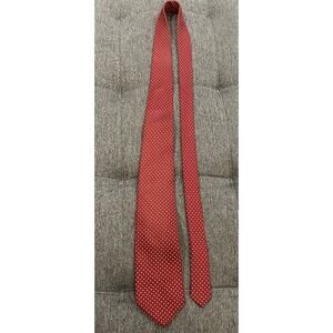Rooster Red/White Polka Dot Necktie